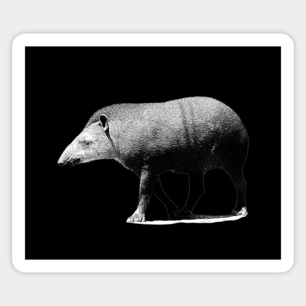 Tapir Sticker by Guardi